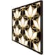 image 2 of Black& gold floral pattern (Picture Frame) Black | XL