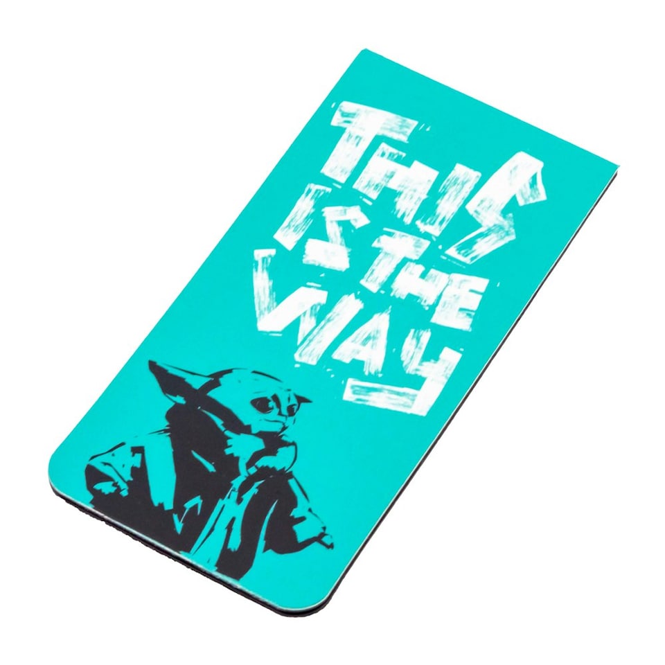 image 1 of Star Wars The Mandalorian This Is The Way Magnetic Bookmark - Blue/White/Black - One Size