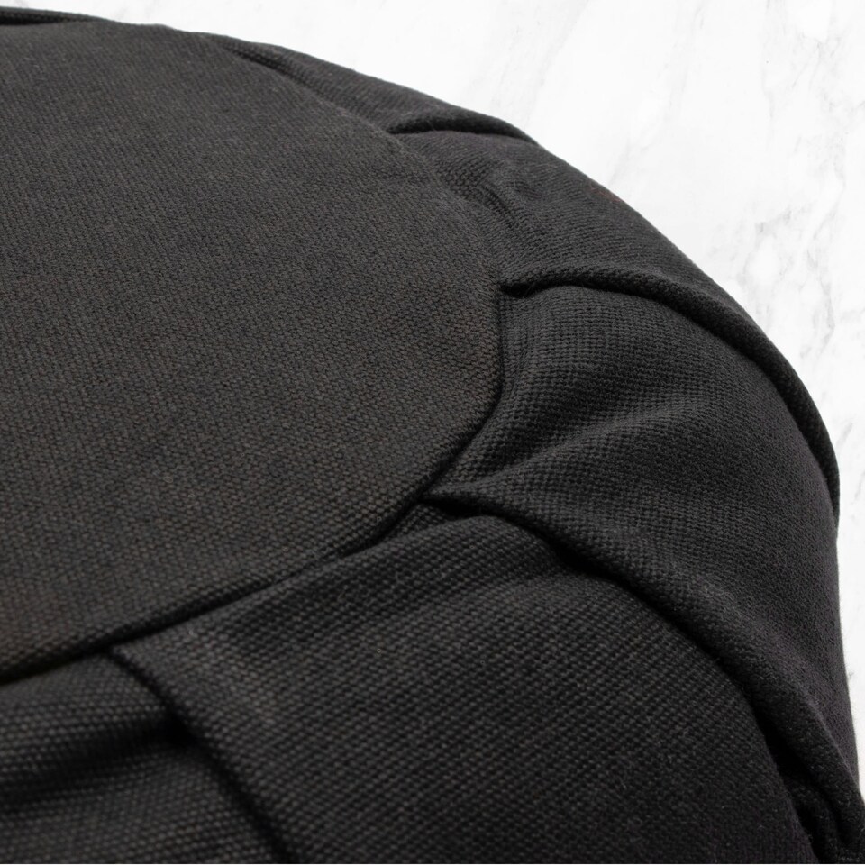 image 1 of Myga Black Zafu Yoga Meditation Cushion