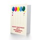 image 2 of Wonderful Auncle Colourful Balloons Rainbow Birthday Card