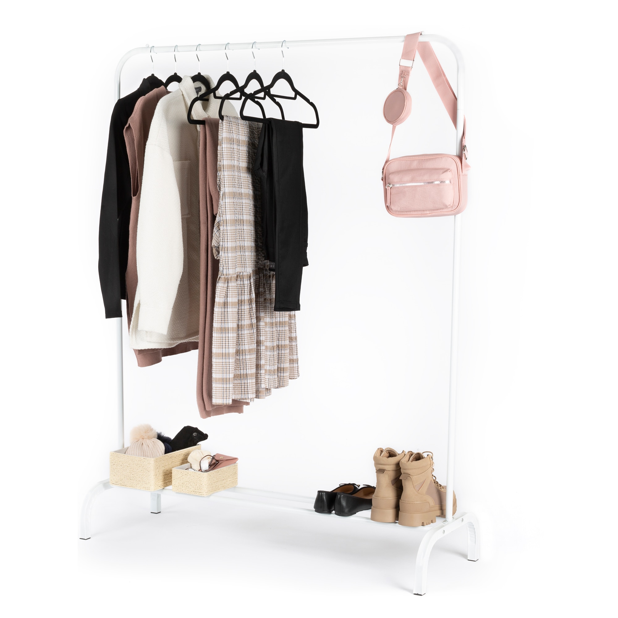 Clothes Storage Rail White