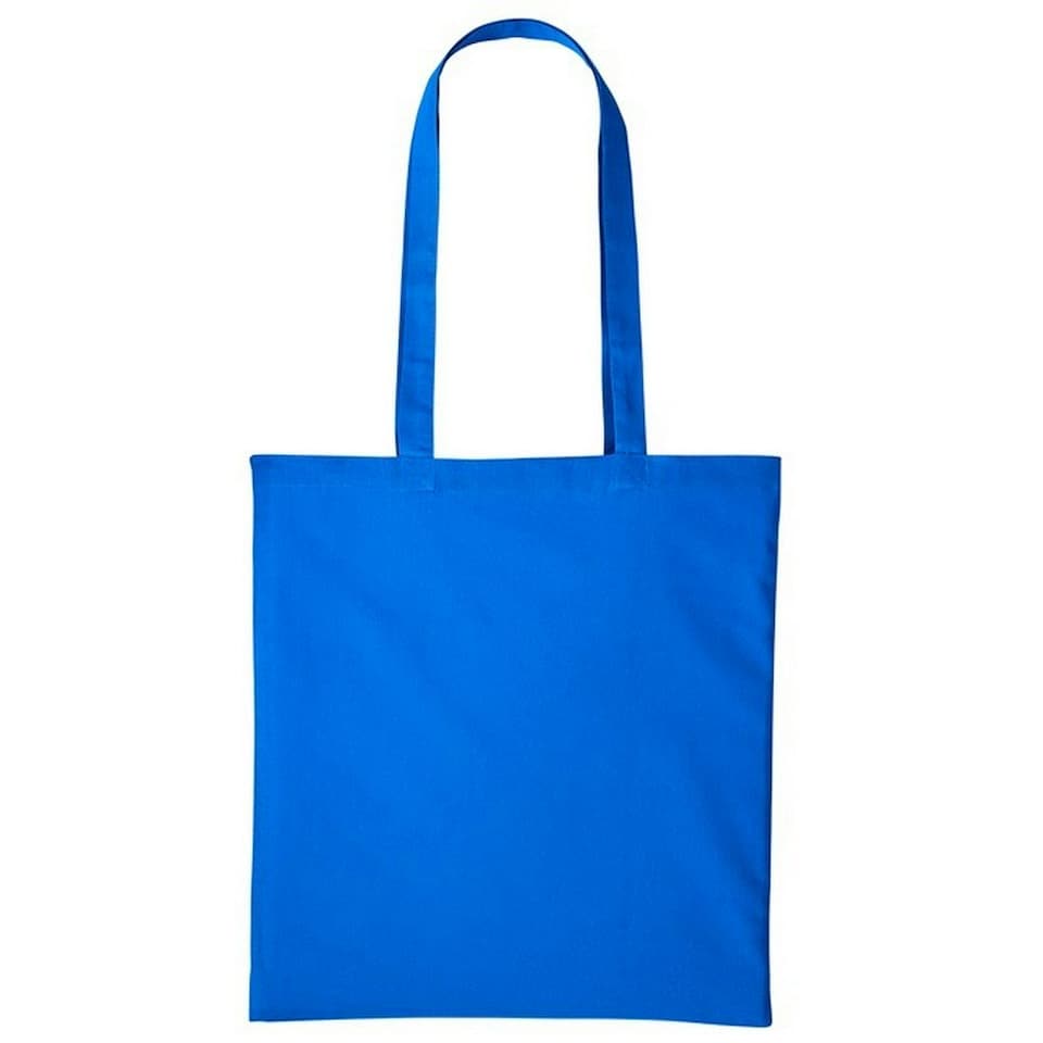 Nutshell Plain Strong Shoulder Shopper Bag - Sapphire Blue - One Size