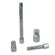 image 5 of 1/4in 3/8in + 1/2in Drive Breaker Bars + Extensions + Step Up Socket Adaptors