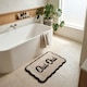 image 2 of Oui Oui Slogan Scalloped Bath Mat