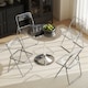 image 6 of HOMCOM Foldable Chairs with Heavy Duty Steel Frame, Clear