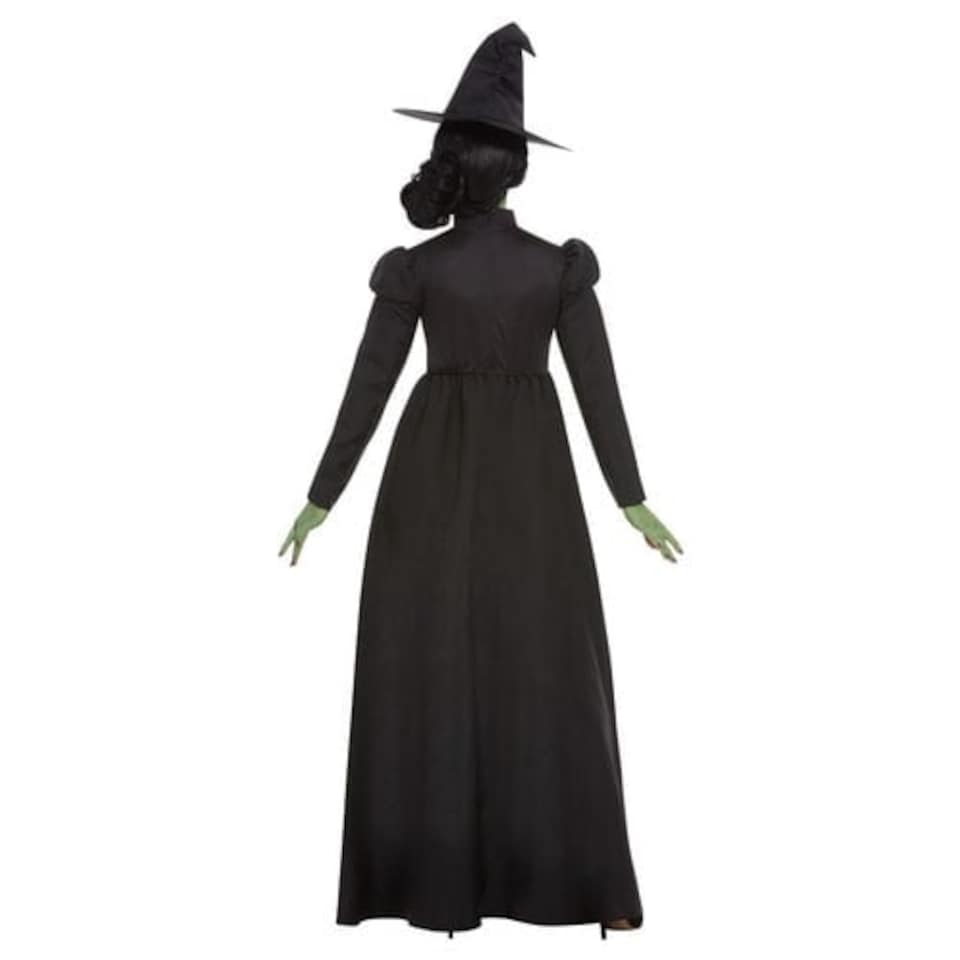image 1 of Wicked Witch Fancy Dress Costume Ladies Medium - UK 12-14 | Green | 12