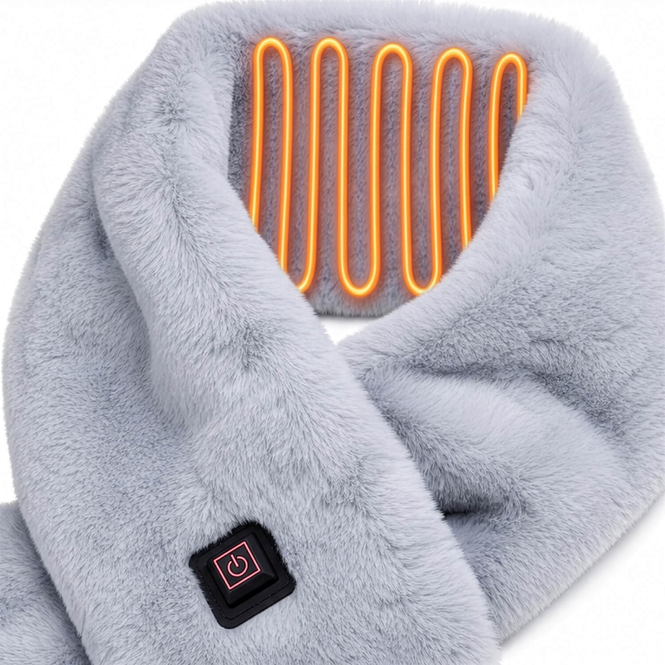 image 1 of Coopers Of Stortford Heated Fleece Scarf Rechargeable 3 Heat Settings