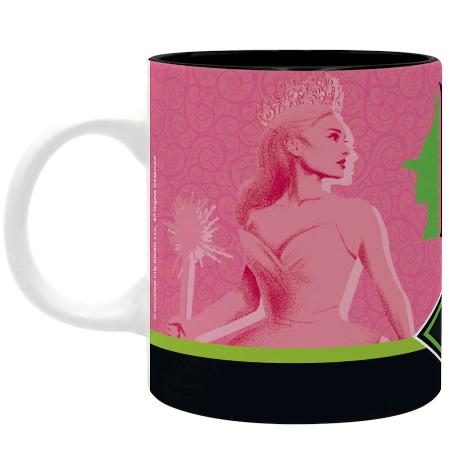 image 1 of Wicked Elphaba & Glinda Duo 320ml Ceramic Mug Multi