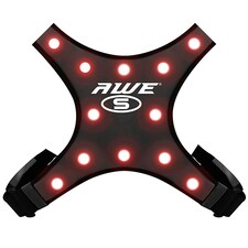 AWE 12 x Super Red LED's High Visibility Medium Cycling/Running/Walking Vest