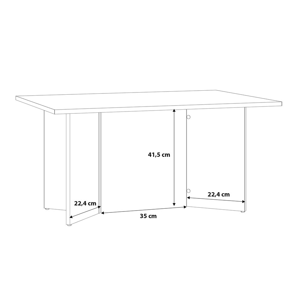 image 1 of Karon Coffee Table in Sonoma Oak