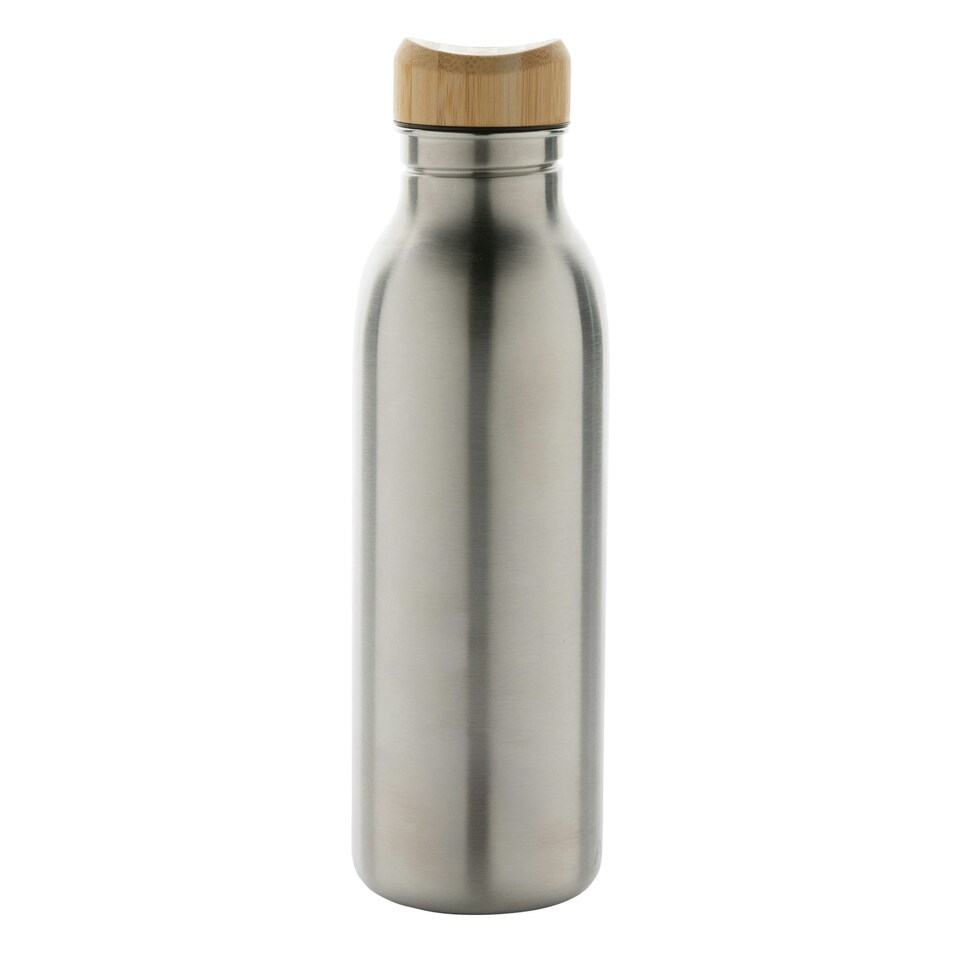 image 1 of Avira Alcor Bamboo 600ml Water Bottle - Silver - One Size Silver | One Size
