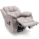 image 2 of Brookline Electric Technology Fabric Single Motor Rise Recliner Chair (Pumice)