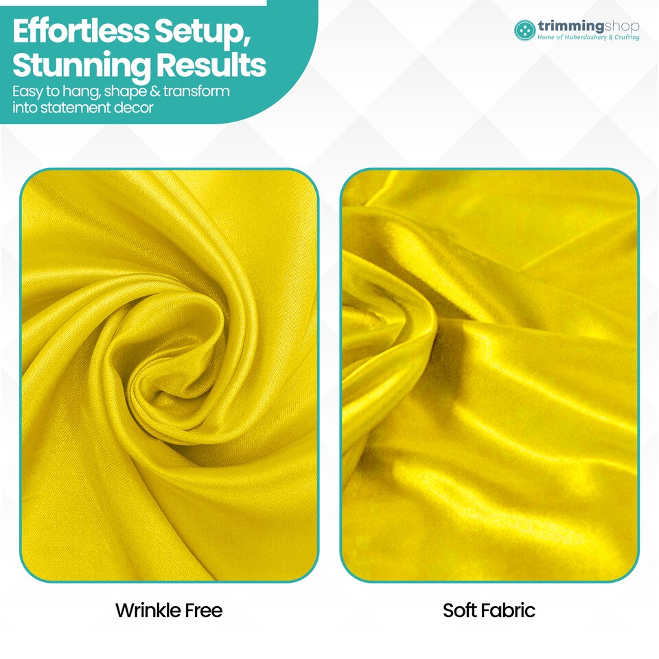 image 1 of 10m Ice Silk Fabric, Satin Material Silk Overlay, Backdrop Fabric
