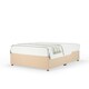 image 1 of Memory Maestro Memory Foam Natural Plush Velvet Divan Set Single