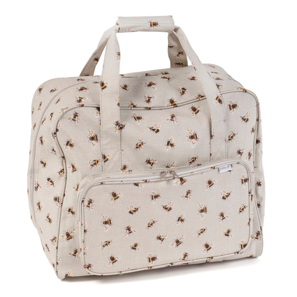 image 1 of Hobby Gift Sewing Machine Bag, Printed, Natural Bees
