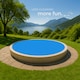 image 8 of Pool Solar Cover to Protect and Warm Round Swimming Pools | Blue | blue | 1