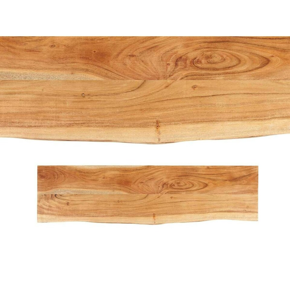 image 1 of TV Table Live Edge 140 x 37 x 52 cm Brown Black Acacia N/A