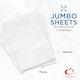 image 3 of Caraselle Jumbo Large White Acid Free Tissue Paper - 25 Sheets/Pk (75 x 100cm) | White | XL