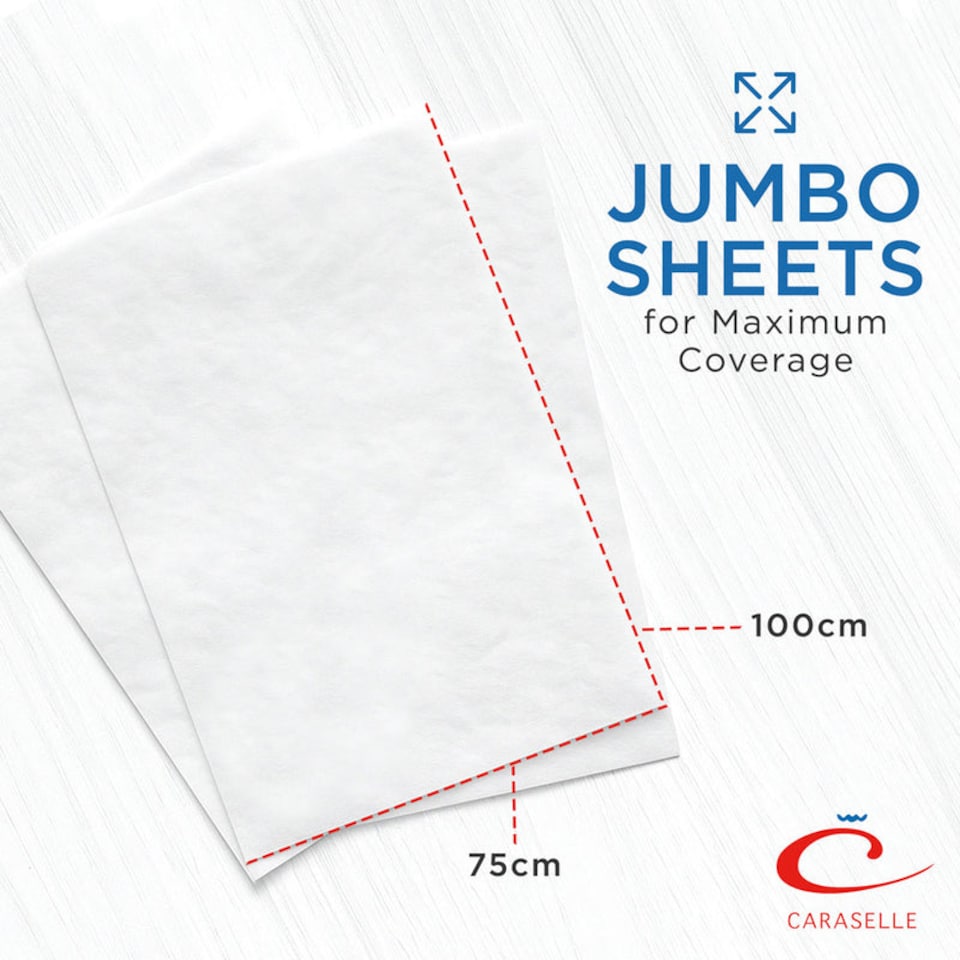 image 1 of Caraselle Jumbo Large White Acid Free Tissue Paper - 25 Sheets/Pk (75 x 100cm) | White | XL
