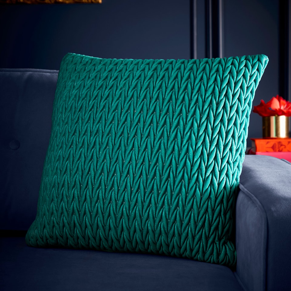 image 1 of Laurence Llewelyn-Bowen Amory Cushion Cover Jade