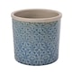 image 1 of Burgon & Ball Glazed Pot Porto Large Dark Blue