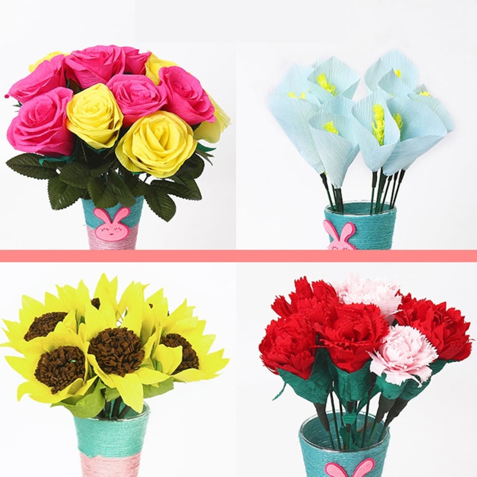 image 1 of Pack of 10 Orange Crepe Paper 50 x 200cm