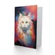 image 2 of White Birman Lover Gift Pet Portrait Pastel Cat Art Card