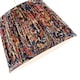 image 3 of Colourful Pleated Cotton Fabric Lamp Shade with Ornate Floral Design Multi
