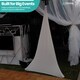 image 7 of Single-Sided Stretch Tripod Speaker DJ Stand Cover - Pack of 10