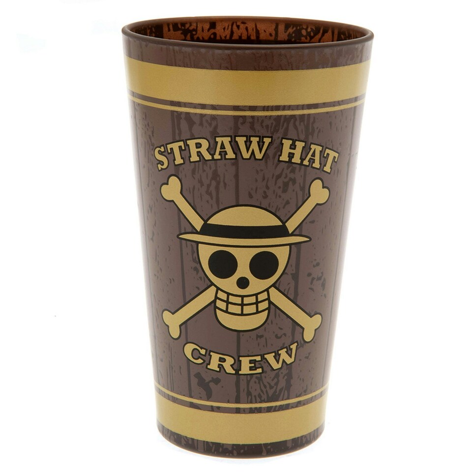 One Piece Straw Hat Crew Tumbler Brown/Beige One Size Tesco Groceries