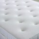 image 3 of Brandon Oatmeal Fabric Ottoman Bed And Memory Maestro Memory Foam Mattress King Size N/A