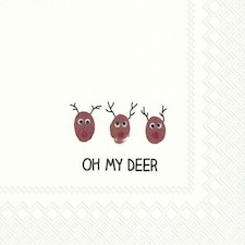 IHR Ideal Home Range Luncheon Napkins - Oh My Deer | Multi