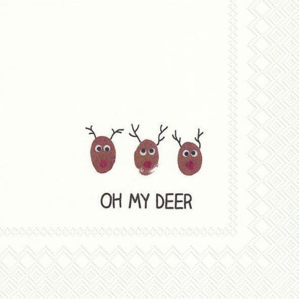IHR Ideal Home Range Luncheon Napkins - Oh My Deer | Multi