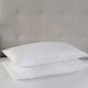 image 1 of Quilted Pillow Protectors 2PK Soft Touch Microfibre Protector Zippered Closing White