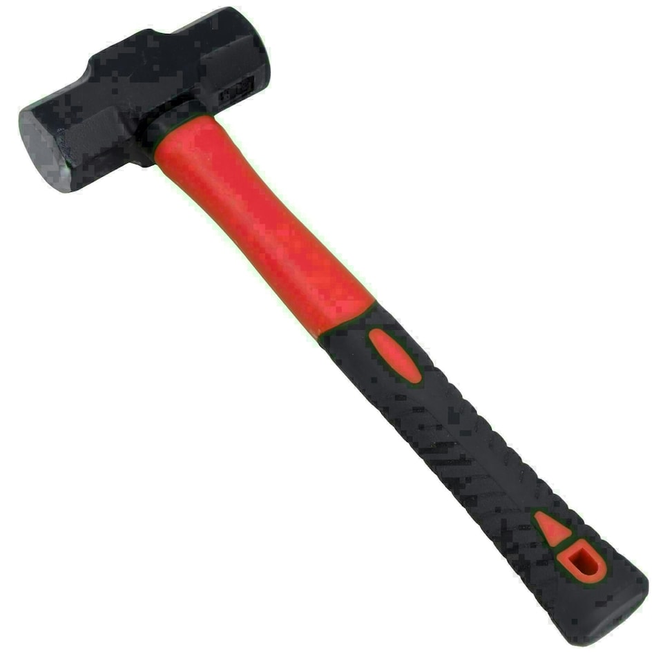 image 1 of 3lb Lump Hammer / Mini Sledge Hammer Mallet Fiberglass Handle TE320