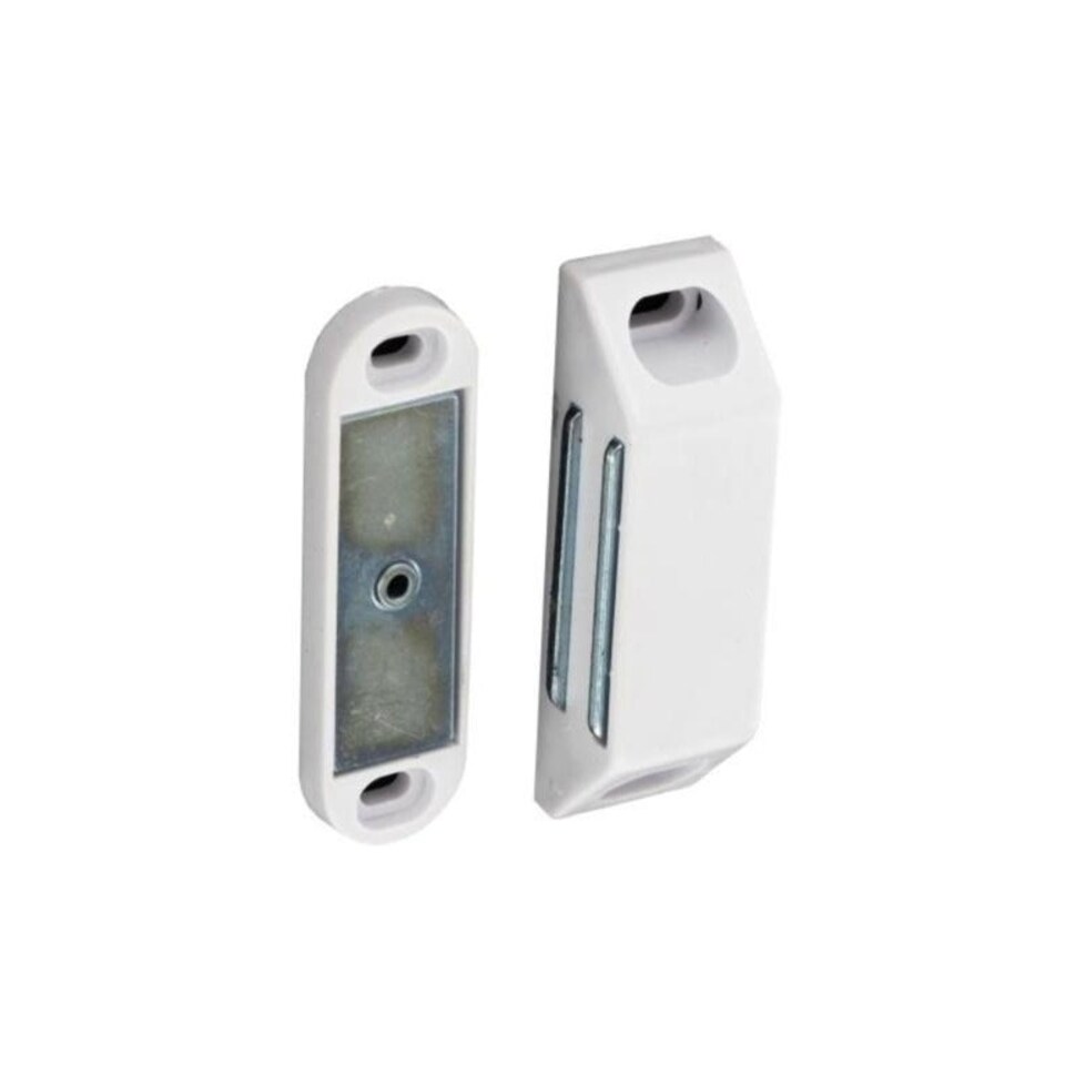 Securit Heavy Magnetic Catch - White - One Size