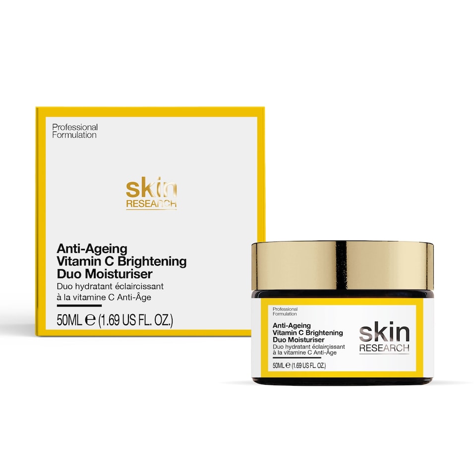 image 1 of Skin Research Anti-Ageing Vitamin C Brightening Duo Moisturiser 50ml