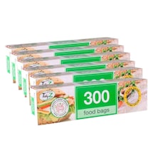 TidyZ Multipurpose Food Bags 300 Assorted Pack