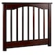 image 2 of 3ft Single Walnut wood finish solid,chunky headboard bed head end board. | Multi