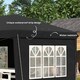 image 10 of Outsunny 3 x 6m Heavy Duty Gazebo Marquee Party Tent with Storage Bag Black