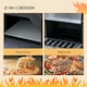 image 5 of Outsunny Charcoal Tall Ovan Pizza Maker BBQ Grill Outdoor Picnic w/ Thermometer