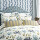 image 3 of Sanderson Enys Garden Cushion Indigo & Ochre 70X30cm