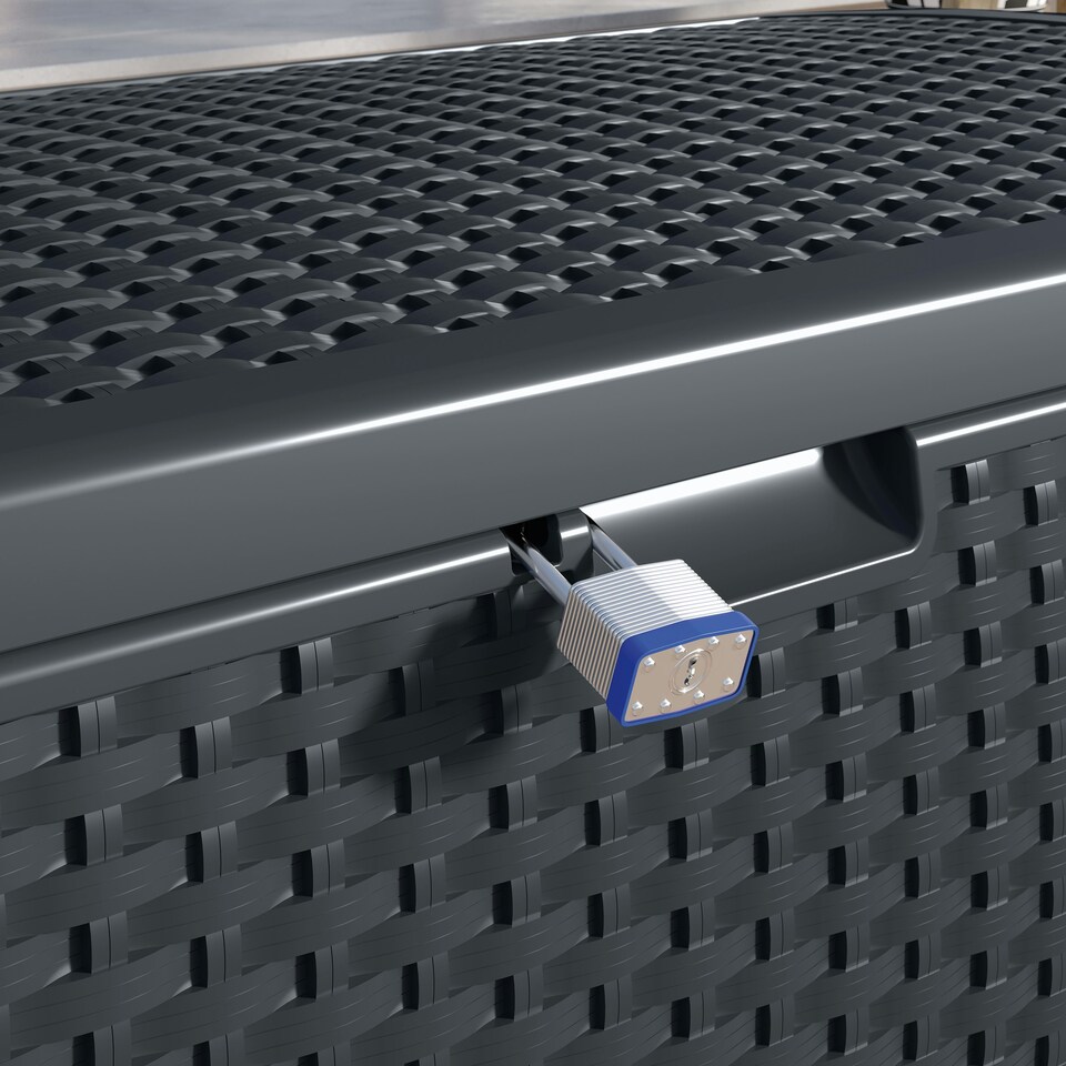 image 1 of Suncast Missouri 276L Storage Box - Cyberspace Grey Grey