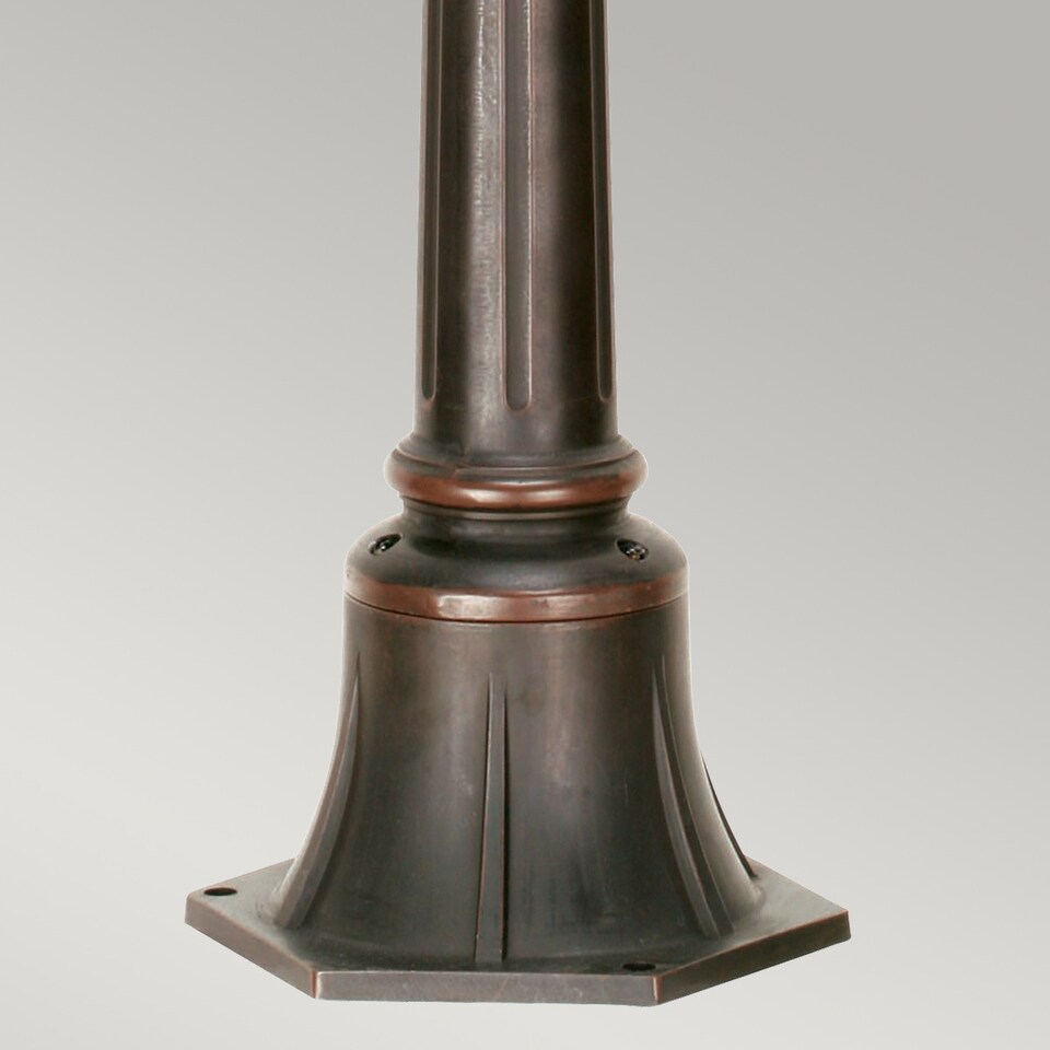 image 1 of Baltimore 1 Light Medium Outdoor Ceiling Chain Lantern Weathered Bronze, E27