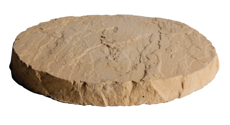 image 1 of Chalice Round Stepping Stone 300mm Mellow Gold  Pallet of 25 - Bowland Stone