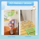 image 4 of Pawhut 5 Tier Hamster Cage Carrier Habitat w/ Exercise Wheels, Orange