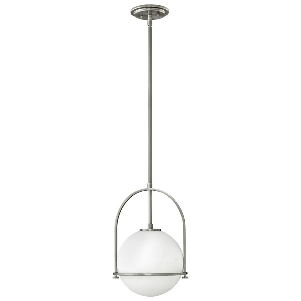 image 1 of Hinkley Somerset Globe Pendant Ceiling Light Brushed Nickel
