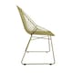 image 3 of Ellis Accent Dining Chair Gold Metal
