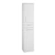 image 1 of 350mm Tall Bathroom Storage Unit - Gloss White - (Impact) | White | White | 1