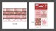 image 3 of Christmas Gift Wrapping Paper 4 x 8M Rolls And Gift Tags Rose Gold Blush Pink